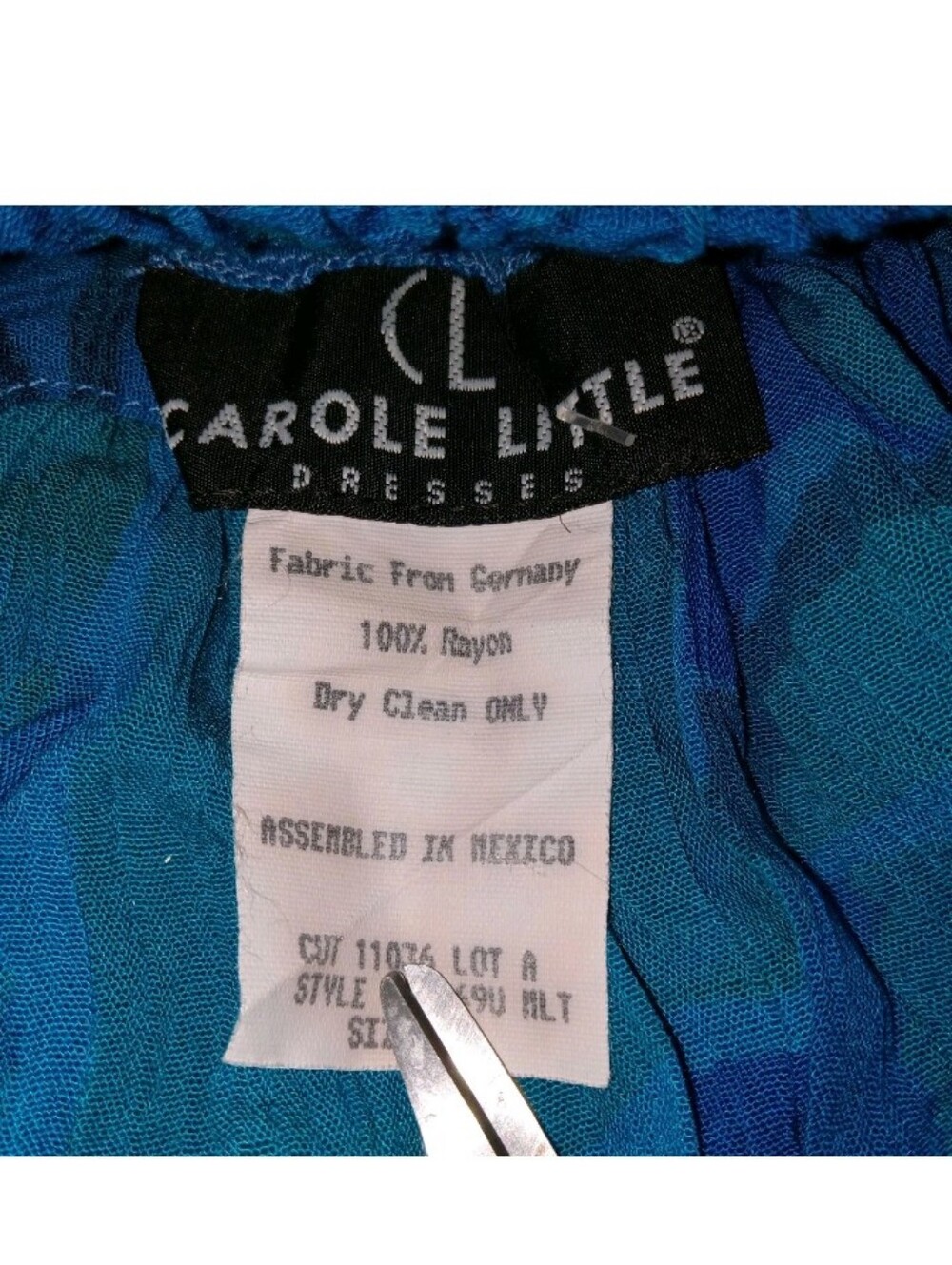 Nwt Carole Little Vintage Full Length Skirt Medium - Picture 5 of 9